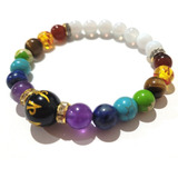 Pulsera Tibetana Om Mani Padme Hum Budista 7 Chakras Lunar