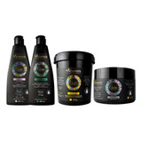 Kit Arvensis Cachos Shampoo Cond Máscara 2x1 Geleia Suave