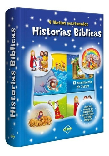Historias Bíblicas 6 Libritos Acartonados Cofre  / Lexus