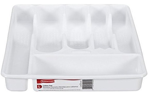 Organizador De Cubiertos Rubbermaid Bandeja Grande, Colo Zbb