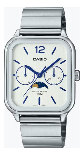 Reloj Casio Mtp M305d Datos De Luna Original Unisex Cuadrado