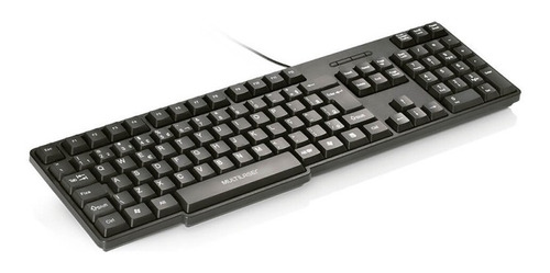 Teclado Multilaser Usb Slim Preto Tc213