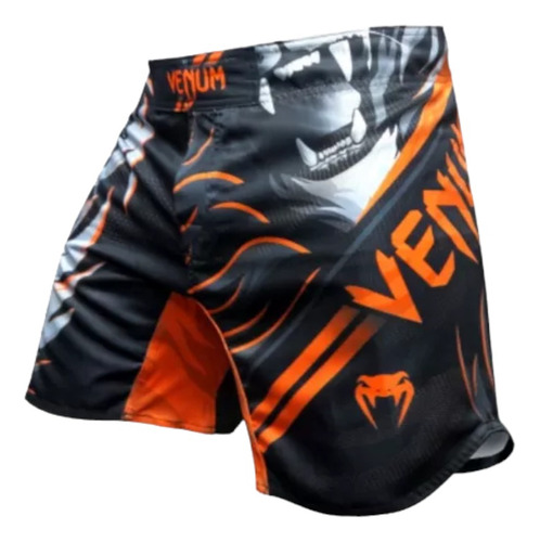 Short Fight Venum Lion Fire Mma - No Gi - Crossfit - Running