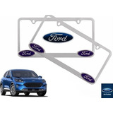 Par Porta Placas Ford Escape 2.5 2020 A 2022 Original