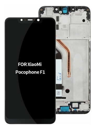Para Xiaomi Pocophone F1 Tela Touch Lcd Com Moldura