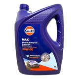 Aceite Gulf Max 20w50 Multigrado X 4 Litros