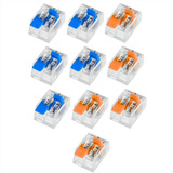 10 X Conector Rápido, Azul Y Rojo, Para Cables De 0.5 A 4mm2