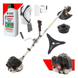 Roçadeira Gasolina Profissional C/ Carretel + Óleo Stihl