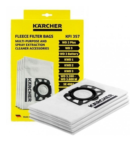 Bolsas/filtros Para Aspiradora Serie Wd/kwd/se Karcher