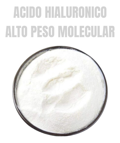 Acido Hialurónico Puro Grado Cosmético Certificado 5g