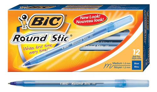 Lapicera Bolígrafo Bic Rondo Round Stic 2 Caja X 12 U 