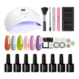 Kit Esmalte De Uñas Gel Con Uv Kit Esmalte De Uñas Ge...