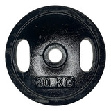 Disco Olímpico 20kg 50mm Fundición C/agarres Pesa Gym Brest