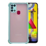 Carcasa Para Samsung M31 Borde Color Antigolpe Protec Camara