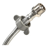 Flexible Mallado Acero Inox. Macho Giratorio 1/2x30cm Latyn 