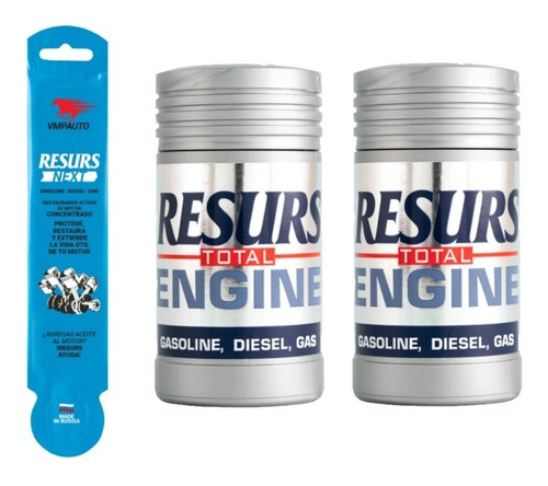 Kit Resurs Remetalizante Motor Engine 50g + Concentrado 17g