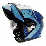 Casco Smk Rebatible Doble Visor Golwuing Motoscba