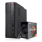 Pc Oficina Slim Amd Ryzen 3 3200g Vega 8 A520 8gb 240gb Wifi