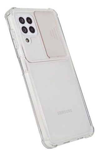 Funda Para Samsung A02 Y A03s Transparente Con Tapa Camara