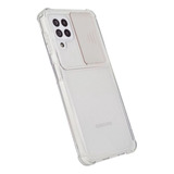 Funda Para Samsung A02 Y A03s Transparente Con Tapa Camara