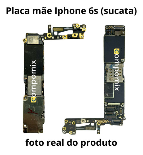 Placa Mãe iPhone 6s (sucata) Nenhum Componente Tirado 