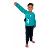 Pijama Menino Infantil Inverno Manga Longa Premium Oferta