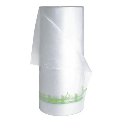 Bolsa De Plástico Transparente Biodegradable 20x30 (1 Rollo) | MercadoLibre