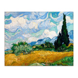 Cuadro Canvas Campo De Trigo Con Cipreses Van Gogh 40x50