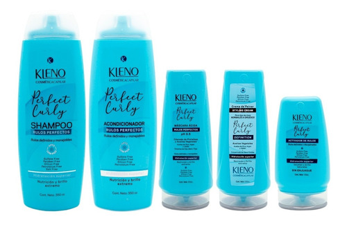 Kleno Perfect Curly Kit Completo Rulos Perfectos Hidratacion