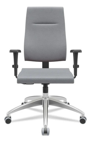 Cadeira Izzi Presidente Relax Plaxmetal Aluminio Cinza T49 