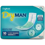Kit Absorvente Geriatrico Dryman Masculino Vem C/ 80