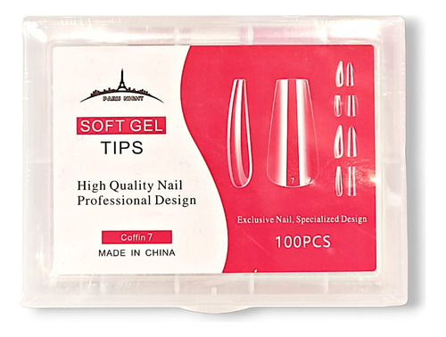 Tips Repuesto Para Soft Gel París Night Caja X100u