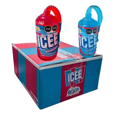 Bolis Tanquesito Icee Cimarron Cereza Y Mora Azul 30 Pzas | Meses sin interés