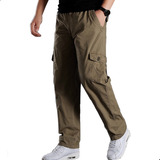 Pantalón Jogger Cargo Jeans Para Hombre Casual