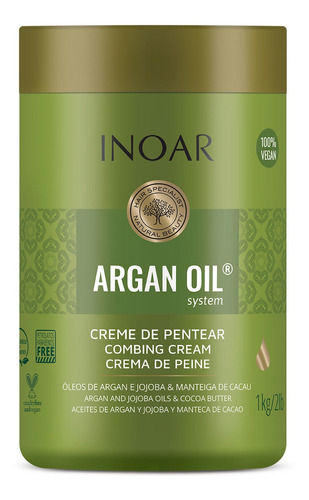 Inoar Argan Oil System - Creme De Pentear 1kg