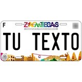Placas Personalizadas Para Automovil Zacatecas