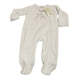 Pijama Body Bebe 6-9 Meses Blanco/celeste Importado Envios !