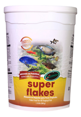 Super Flakes 500g Alimento Peces Acuario Dulce Tropical