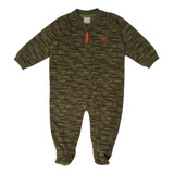 Enterito Niño Lippi Saltamontes Nano-f Full Zip Onesie Verde