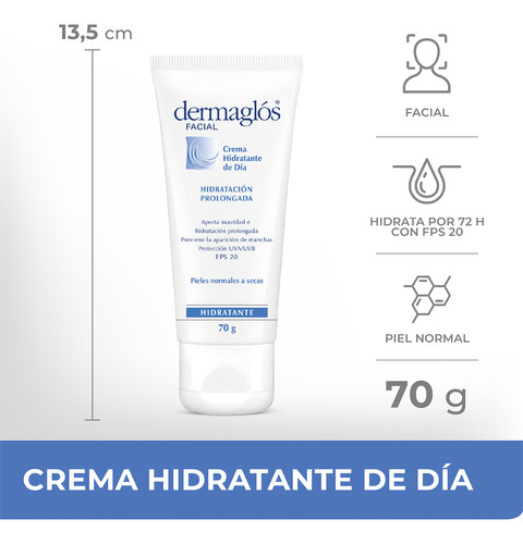 Dermaglós Crema Hidratante De Día Piel Normal 70gr