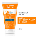 Avene Solar Gama Naranja Fluido Ultraligero Fps50 S/color 50