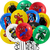 Globos De The Avengers Para Fiesta Temática, 24 Piezas