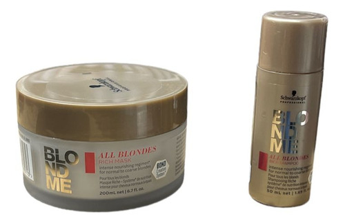 Schwarzkopf Blondme Rich Mask + Obse - mL a $110000