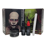 Kit Cicatriz Efeitos Especiais Maquiagem Halloween 4 Itens 