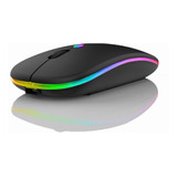 Rechargeable Ultra-thin Wireless Mouse Usb + 2.4 Wireless