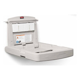 Cambiador De Pañales Bebe Vertical Rubbermaid Color Plateado