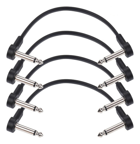 Cable Audio Guitarra Ac-8 Pedal 6 Patch Flat 4 Pulgadas Ggia