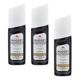 Kit 3 Polidor De Sapato Líquido Branco Nugget Frasco 60ml