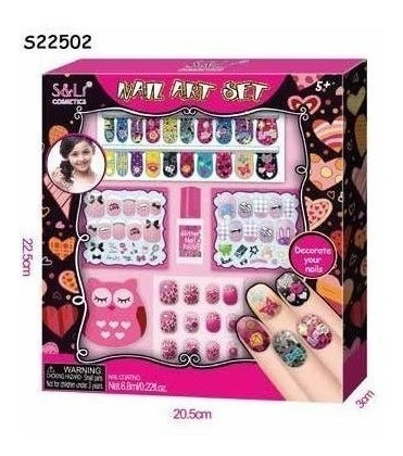 Set De Uñas Cosmetica Para Niñas 2502 Isud