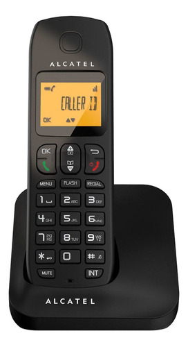 Teléfono Alcatel E130 Duo Inalámbrico - Color Negro